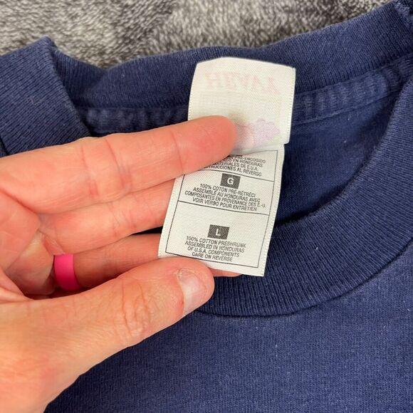 Fruit of the Loom Navy Blue Boston Red Sox Tee - Picture 6 of 14